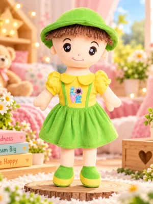 Plush Doll For Kids | Soft Stuffed Doll For Girls 45 Cm Tall