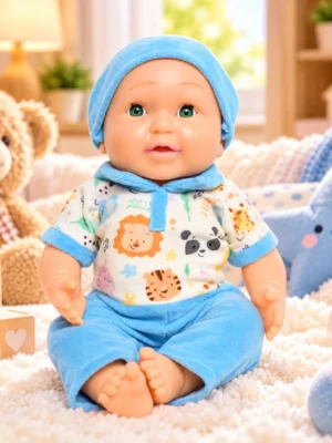 Real Look Baby Doll-Baby Doll For Kids With Removable Outfit 38CM Tall