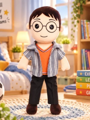 Soft Plush Boy Doll For Kids