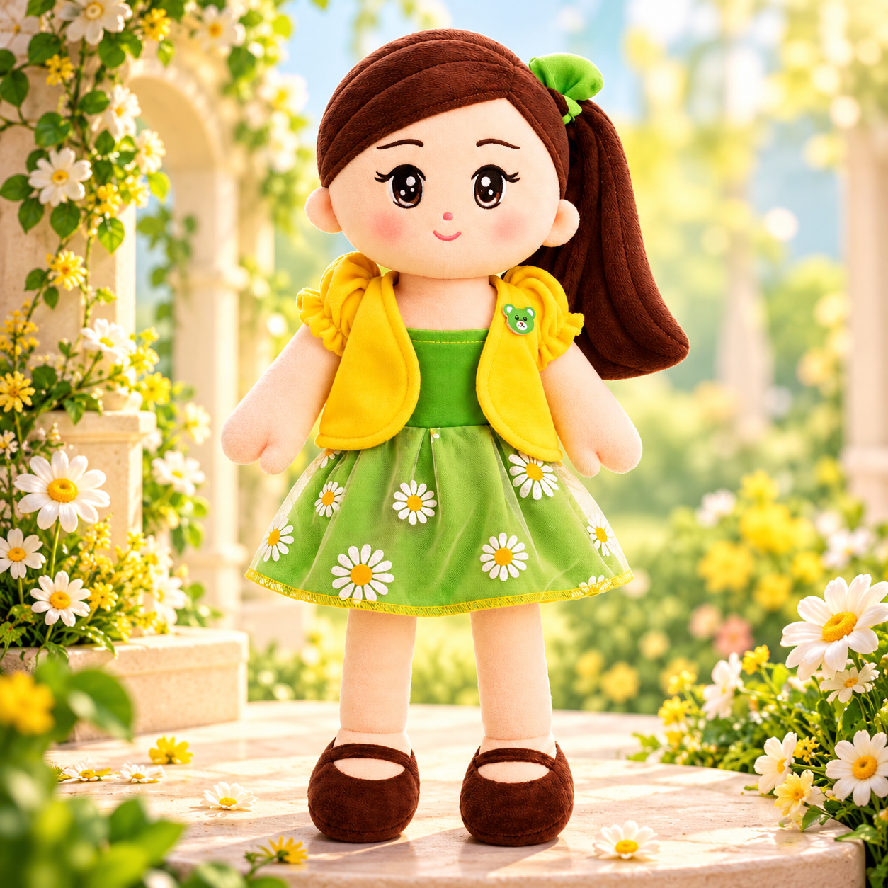 Soft Doll Toy For Kids - Plush Doll For Girls 45 cm Tall